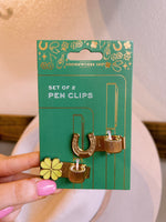 Set of 2 Pen Clips - Lucky Charms