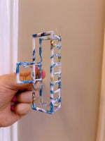 Vintage Toile Pattern Claw Clip