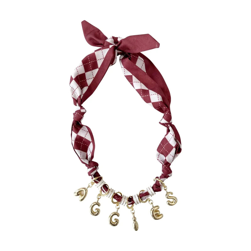 Aggie Bubble Game day necklace