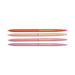 Slim Metal Twisty Pens - Motivation