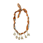 Hook ‘em Bubble Game day Scarf Necklace