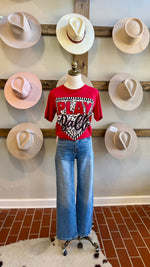 Play Ball Leopard Tee