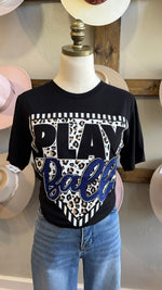 Play Ball Leopard Tee