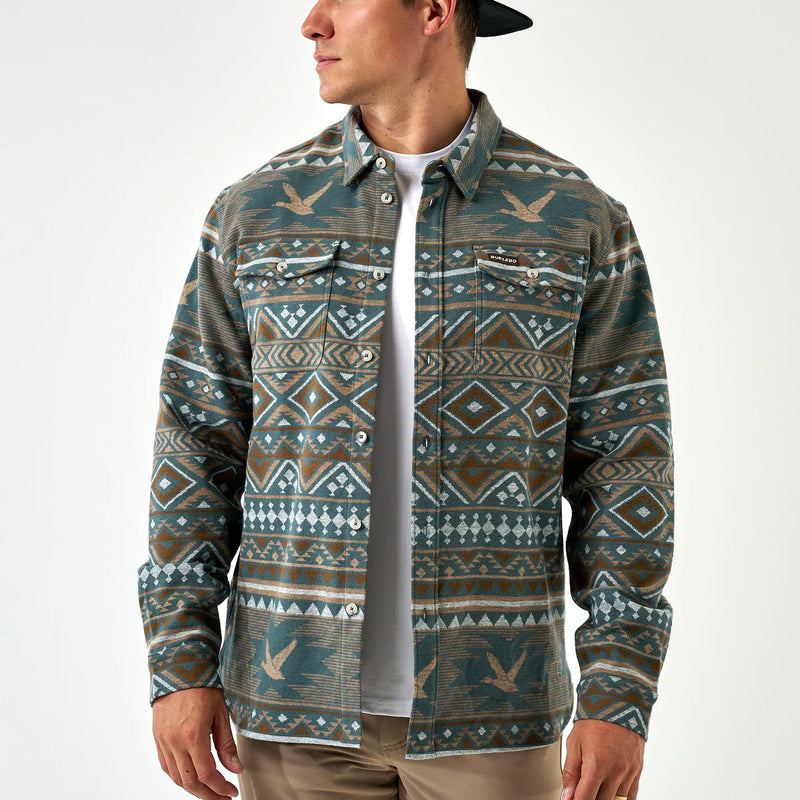 Burlebo Heavyweight Aztec Flannel