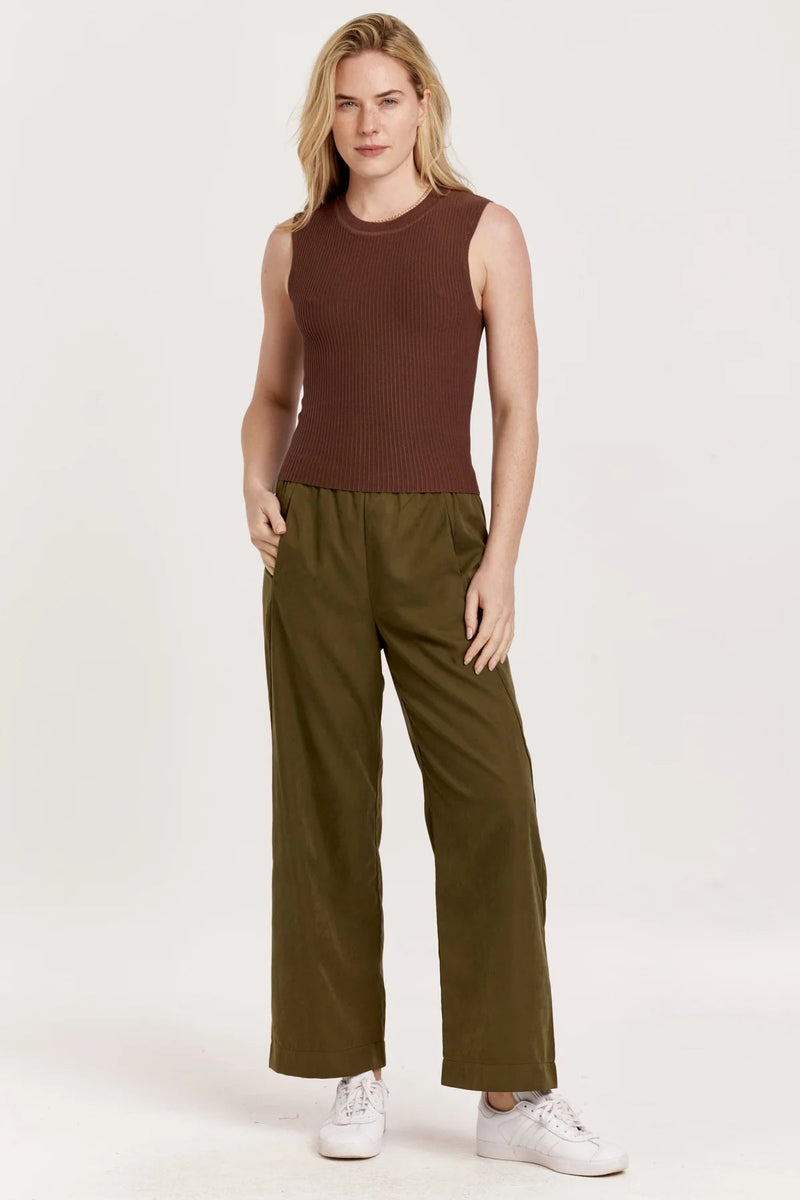 Another Love Sterling Ribbed Tank