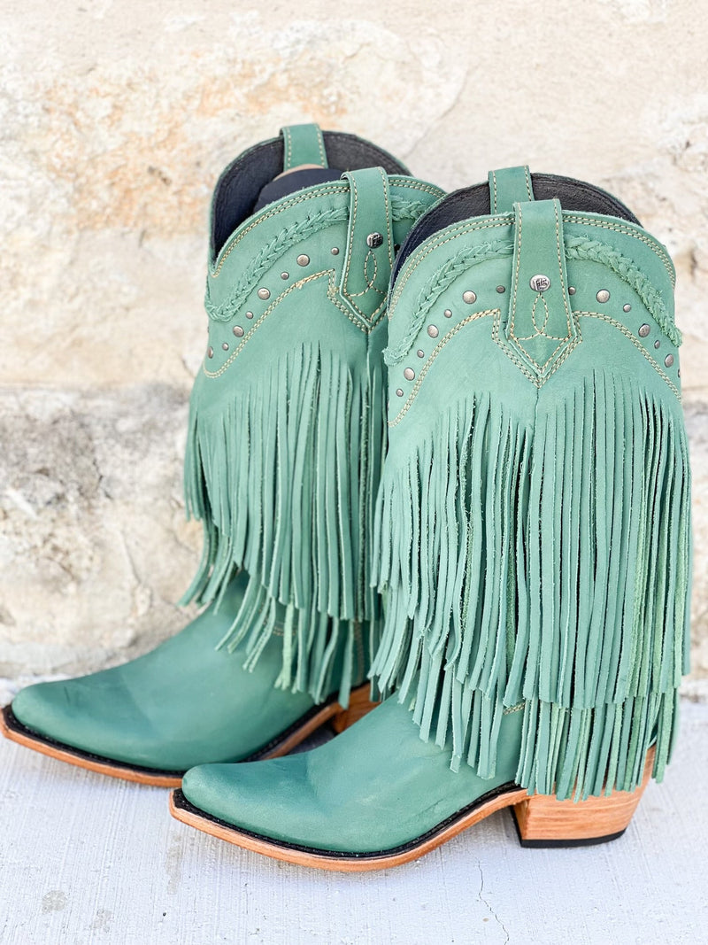 Liberty Black Vegas Turquoise Boots