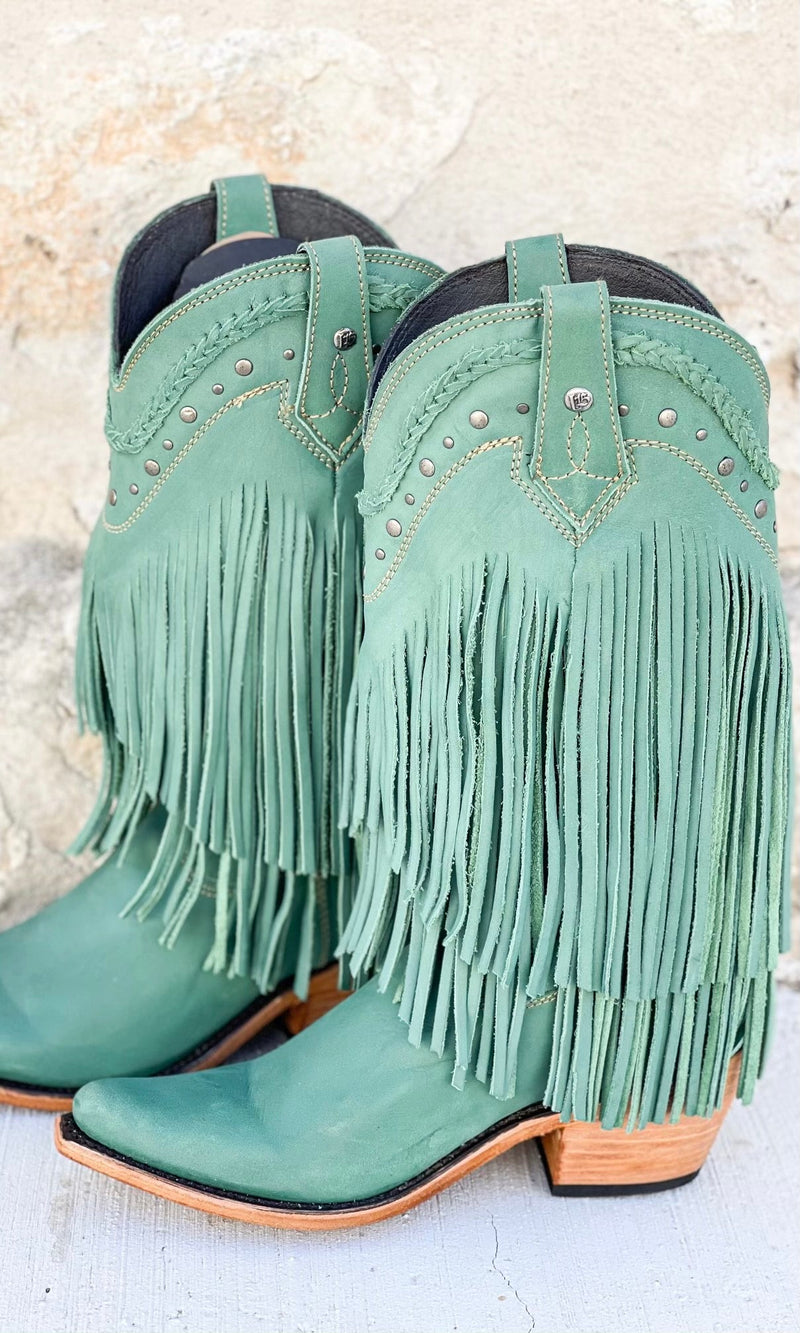 Liberty Black Vegas Turquoise Boots